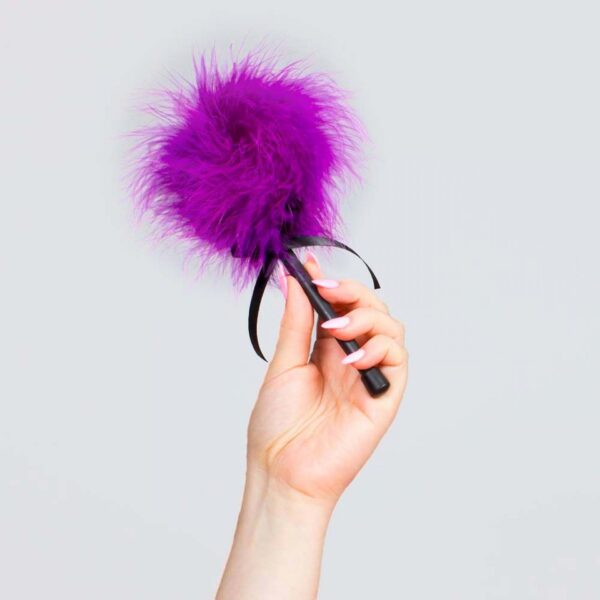 Pejcz Mini Purple Feather Tickler - obrazek 2