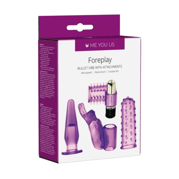 Zestaw   Me You Us 4 Play Couples Kit Purple - obrazek 2