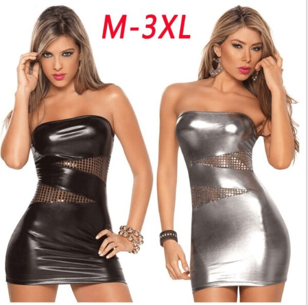 Bielizna   Wetlook Dress Black one size - obrazek 2