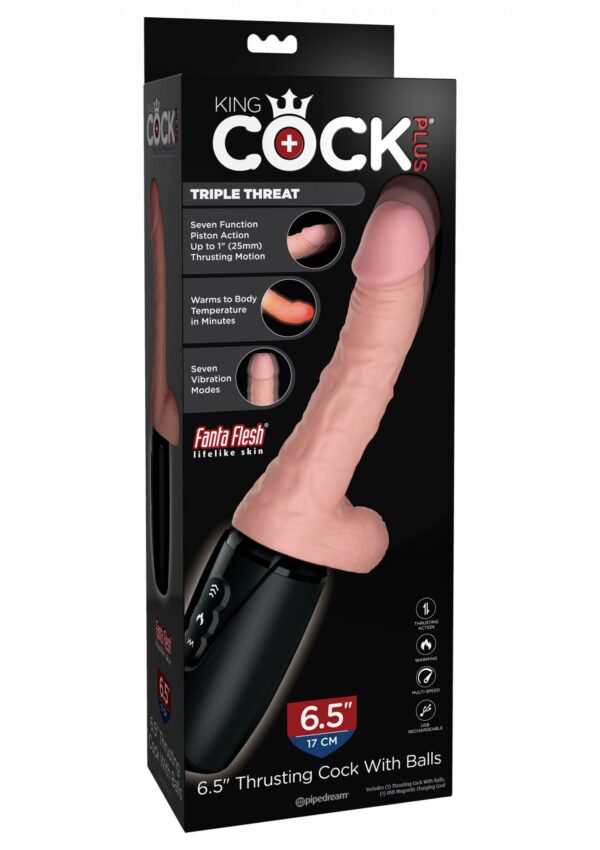 King Cock Plus Triple Threat Light skin tone - obrazek 2