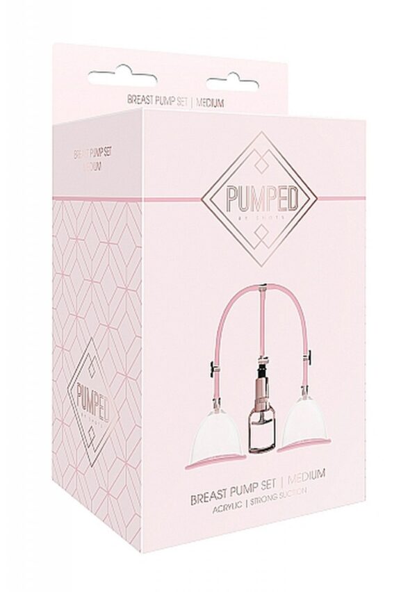 Breast Pump Set Medium   Rose Gold - obrazek 2