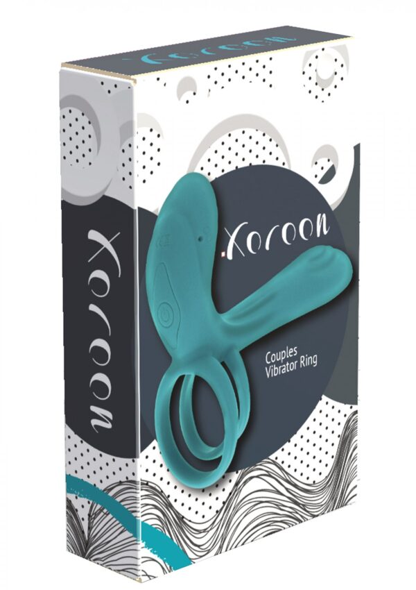 Couples Vibrator Ring Green - obrazek 2