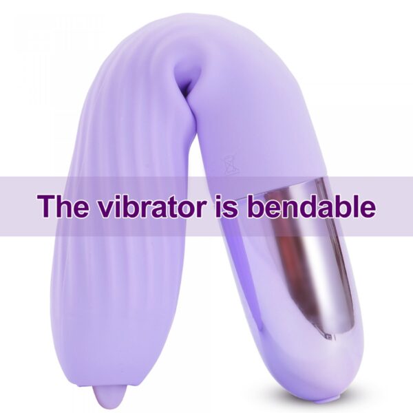 Wibrator Silicone Vibrator USB, 10 vibration modes, Heating - obrazek 2