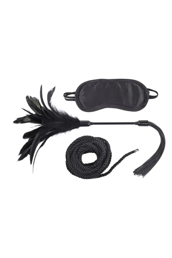 SPORTSHEETS SHADOW TIE AND TICKLE KIT - obrazek 2