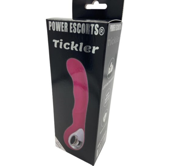 Tickler Pink Silicone GSpot Vibrator – Rechargeable - obrazek 2