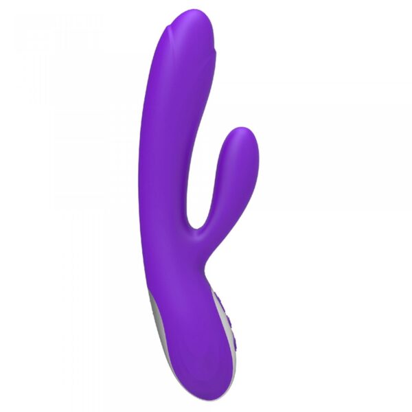 Wibrator Joker Heating Double Vibrating Massage Stick  Purple - obrazek 2
