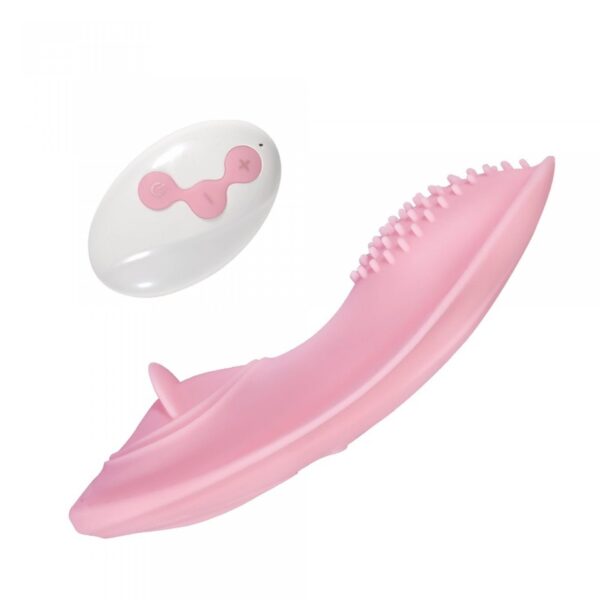 Wibrator Strap on Vibrator 01  Pink - obrazek 2