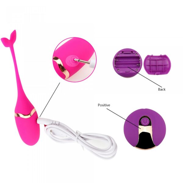 Vibratong egg (pink) USB - obrazek 2