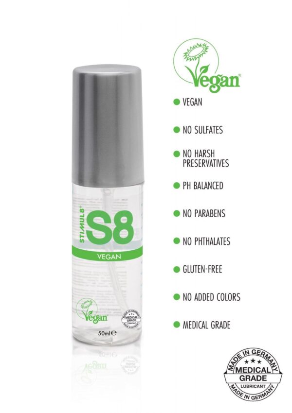 S8 WB Vegan Lube 50ml Natural - obrazek 2