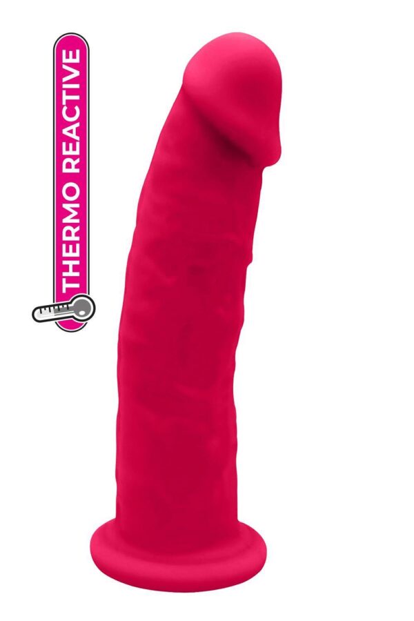 REAL LOVE DILDO 7.5INCH FUCHSIA - obrazek 2
