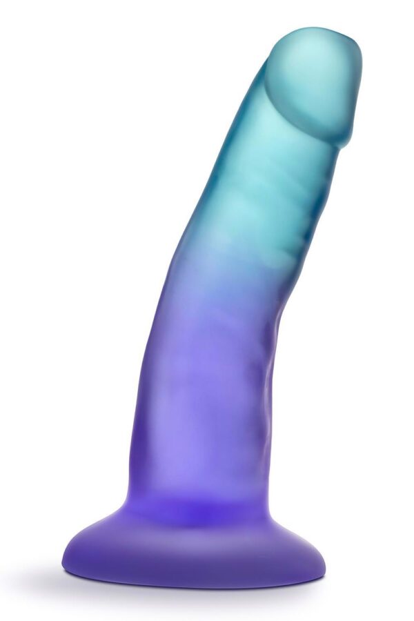B YOURS MORNING DEW 5 INCH DILDO SAPPHIRE - obrazek 2