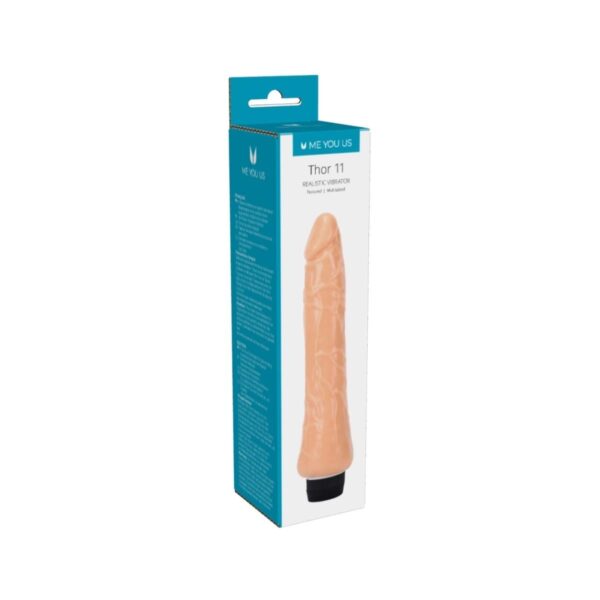 Me You Us Thor 11 Realistic Vibrator Flesh 9.6 - obrazek 2