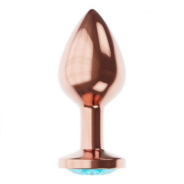 Plug Butt Plug Diamond Topaz Shine L Rose Gold - obrazek 2