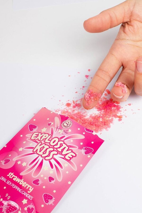 STRAWBERRY POPPING CANDIES - obrazek 2