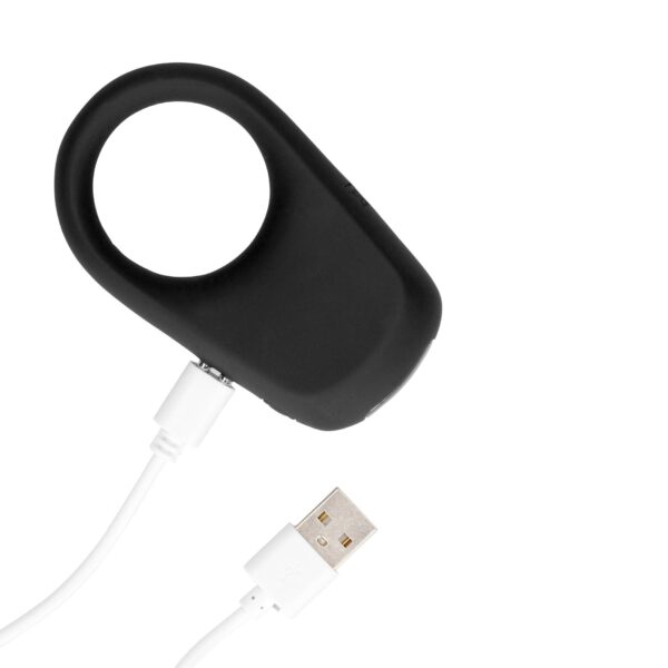 Vibrating Cock Ring   Licorice Black - obrazek 2