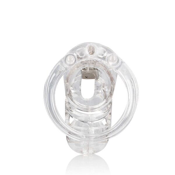 Model 25   Chastity Cage   3.5 / 9 cm   Transparent - obrazek 2