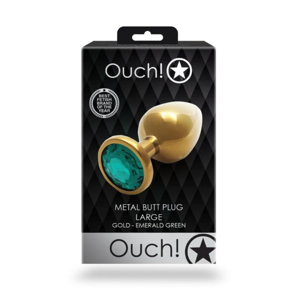 Round Gem Butt Plug   Large - obrazek 2
