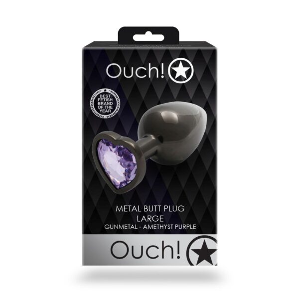 Heart Gem Butt Plug   Large - obrazek 2