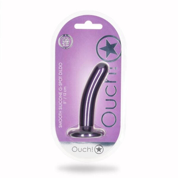 Smooth Silicone G Spot Dildo   5 / 12 cm - obrazek 2