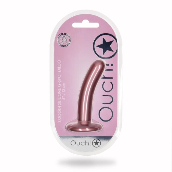Smooth Silicone G Spot Dildo   5 / 12 cm - obrazek 2