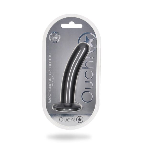 Smooth Silicone G Spot Dildo   6 / 14,5 cm - obrazek 2