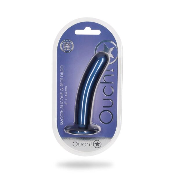 Smooth Silicone G Spot Dildo   6 / 14,5 cm - obrazek 2