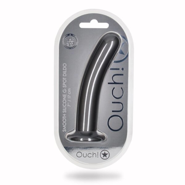 Smooth Silicone G Spot Dildo   7 / 17 cm - obrazek 2