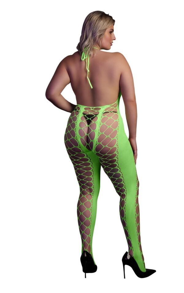 Bodystocking with Halterneck  XL/XXXXL - obrazek 2