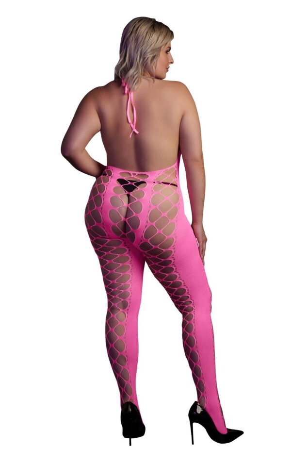 Bodystocking with Halterneck  XL/XXXXL - obrazek 2