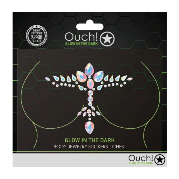 Body Jewelry Stickers   Chest - obrazek 2