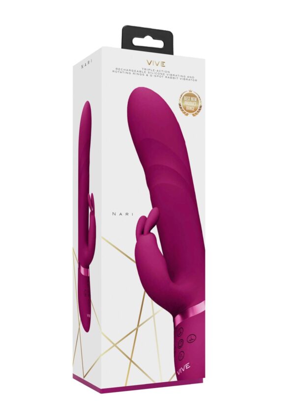 Nari   Vibrating and Rotating Beads, G Spot Rabbit - obrazek 2