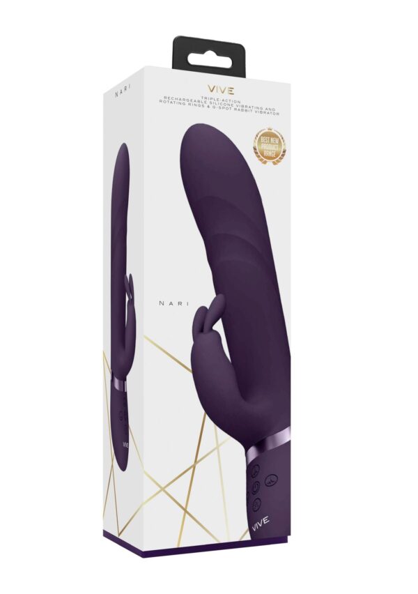 Nari   Vibrating and Rotating Beads, G Spot Rabbit - obrazek 2