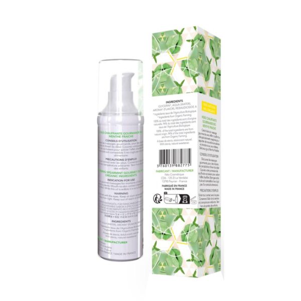 SPEARMINT ORGANIC warming gourmet massage oil with organic ingredients  50 ml - obrazek 2