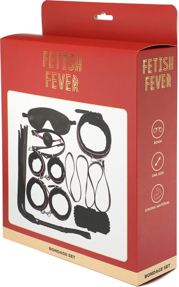 Fetish Fever   Bondage Set   7 pieces   Black - obrazek 2