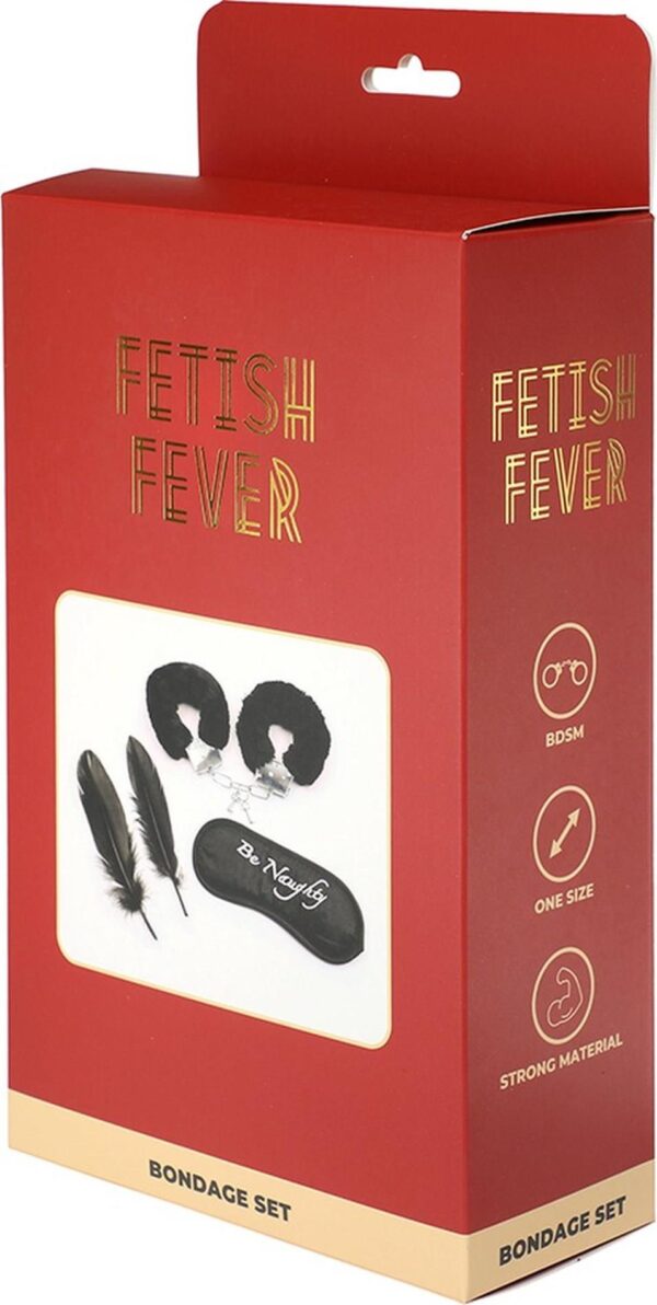 Fetish Fever   Bondage Set   4 pieces   Black - obrazek 2