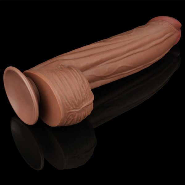 12 King Sized Sliding Skin Dual Layer Dong Brown - obrazek 2