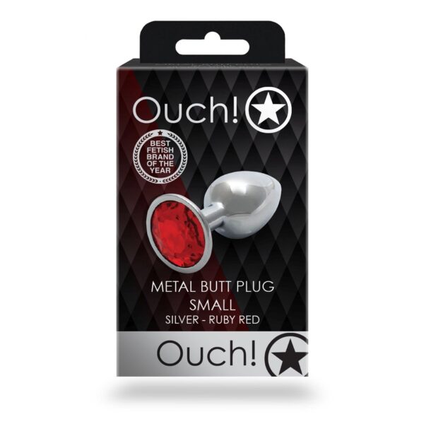 Round Gem Butt Plug   Small - obrazek 2