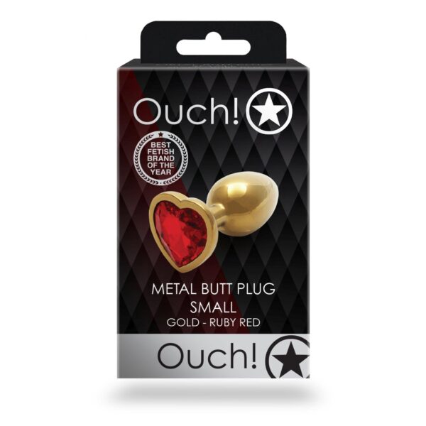 Heart Gem Butt Plug   Small - obrazek 2