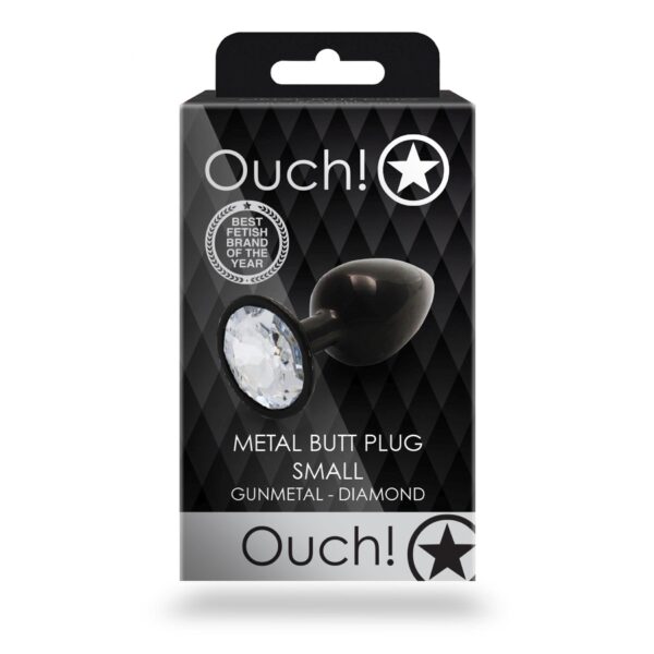 Round Gem Butt Plug   Small - obrazek 2