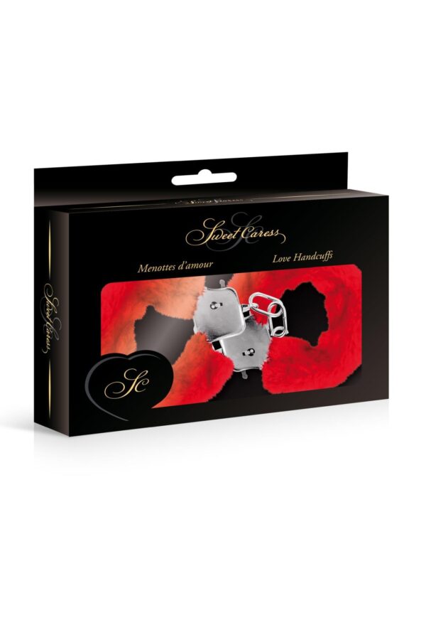 RED WRIST HANDCUFFS - obrazek 2