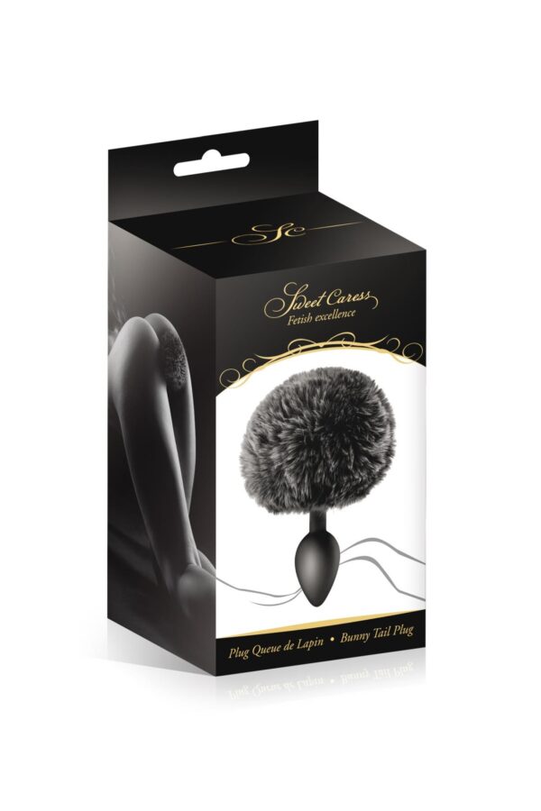 BLACK POMPOM ANAL PLUG - obrazek 2