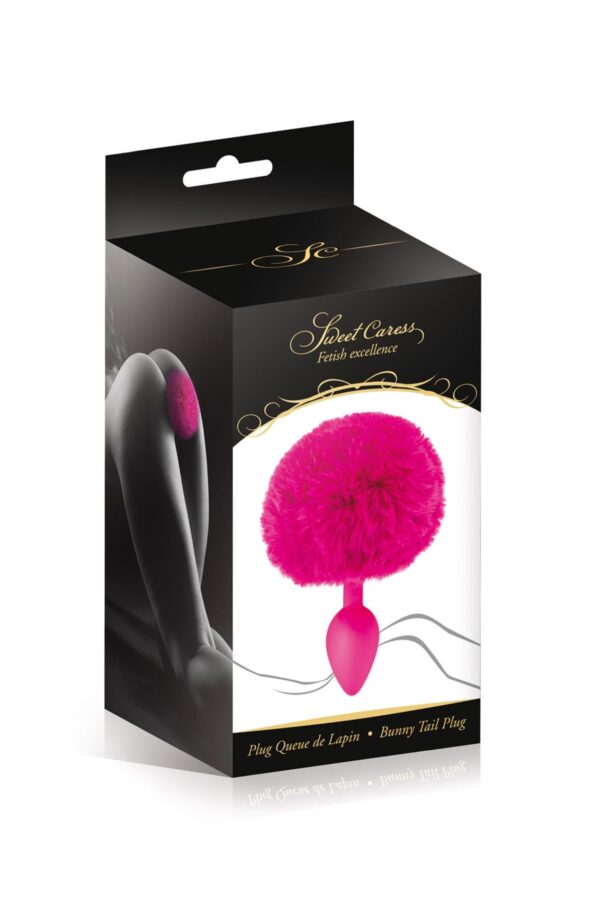 POMPOM FUCHSIA ANAL PLUG - obrazek 2