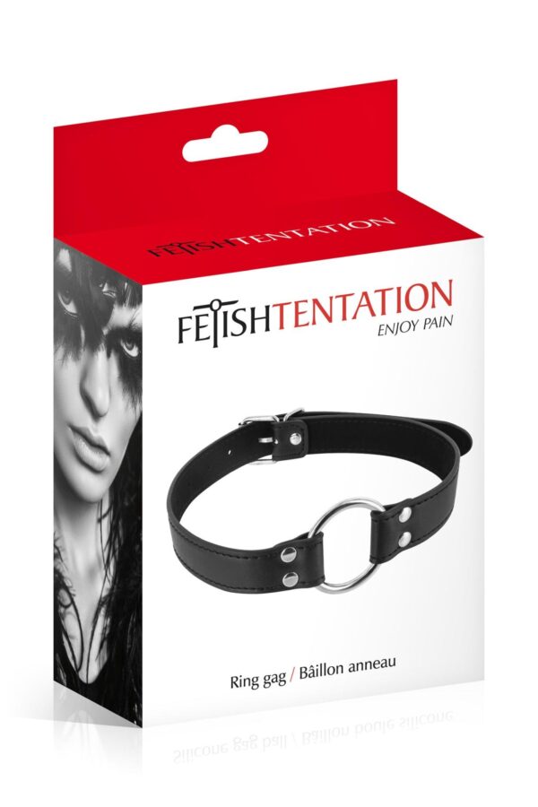 OPEN MOUTH GAG BLACK - obrazek 2