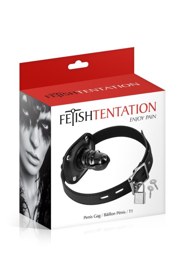 GAG WITH SMALL DONG BLACK (Size: T1) - obrazek 2
