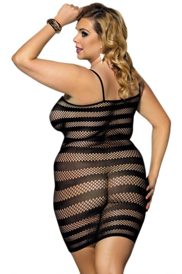 DRESS H31021P BLACK XL (Size: XL) - obrazek 2