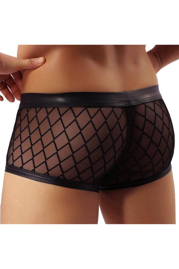 MENS BOXERS MP056 BLACK (Size: S) - obrazek 2