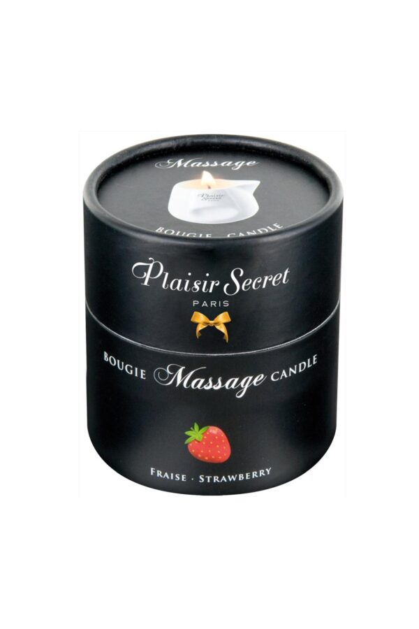 STRAWBERRY MASSAGE CANDLE 80ML - obrazek 2