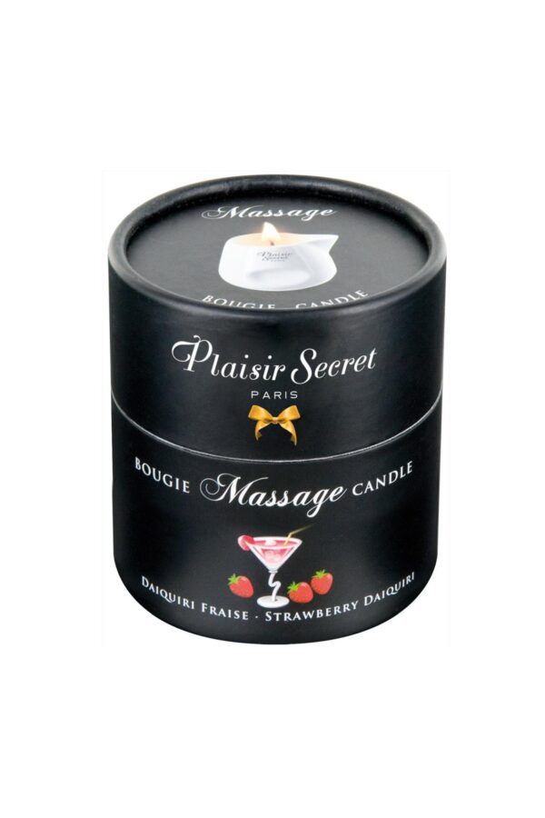 BOUGIE MASSAGE 80ML DAIKIRI FRAISE - obrazek 2
