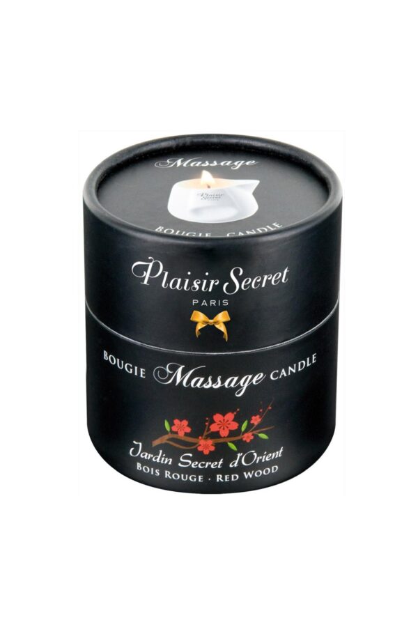 RED WOOD MASSAGE CANDLE 80M - obrazek 2