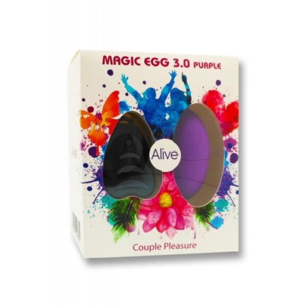 Jajko/wibr Wibrator Egg 3.0 PURPLE Remote control - obrazek 2